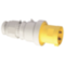Industrial trailing Plug With Multi Grip Cable Gland IP44